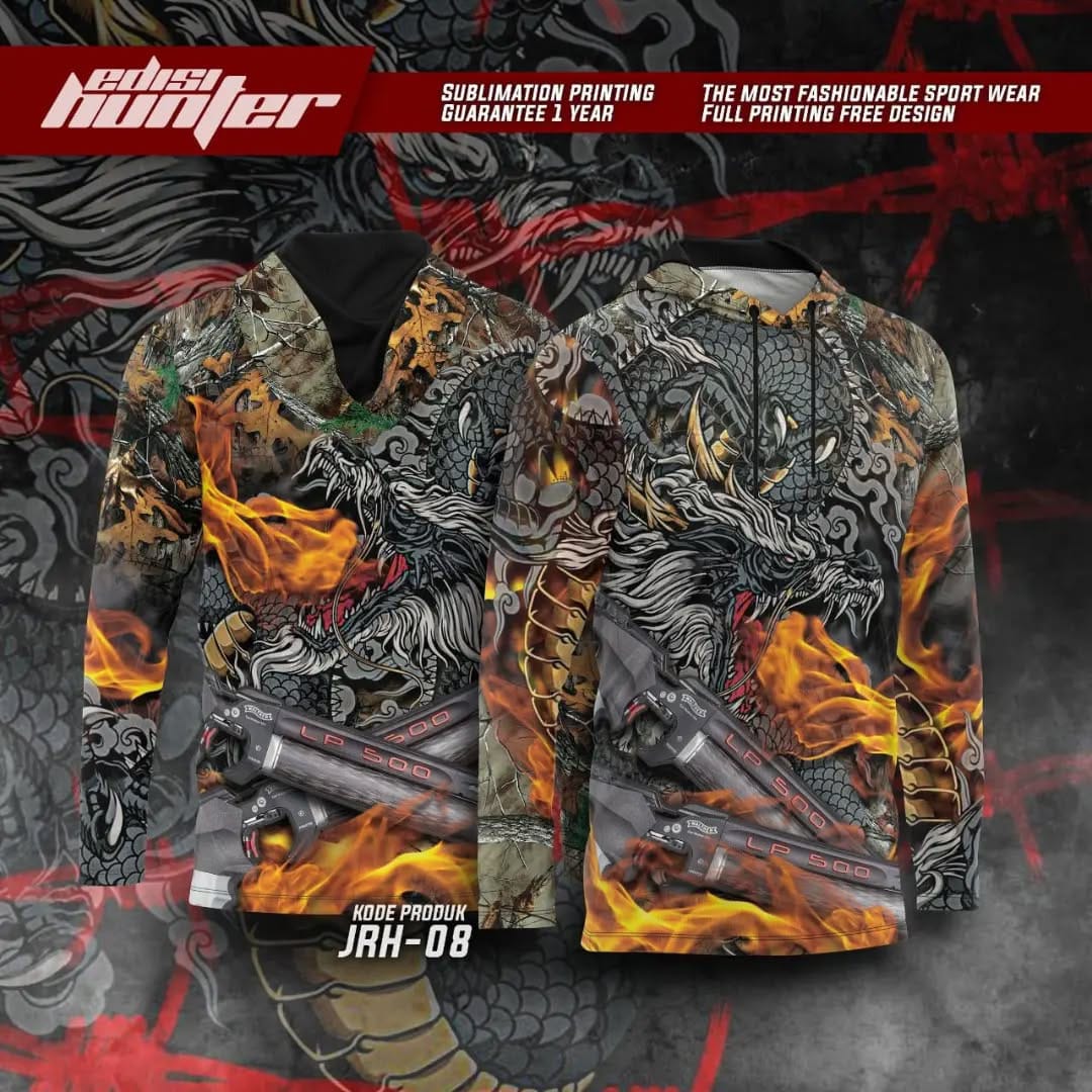 FIRE CAMOUFLAGE HODDIE