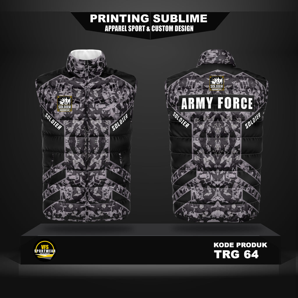 BLACK ARMY CAMOUFLAGE TRG 64