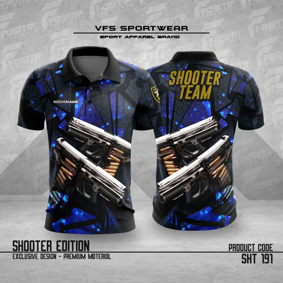 BLUE TEAM SHOOTER ABSTRACT