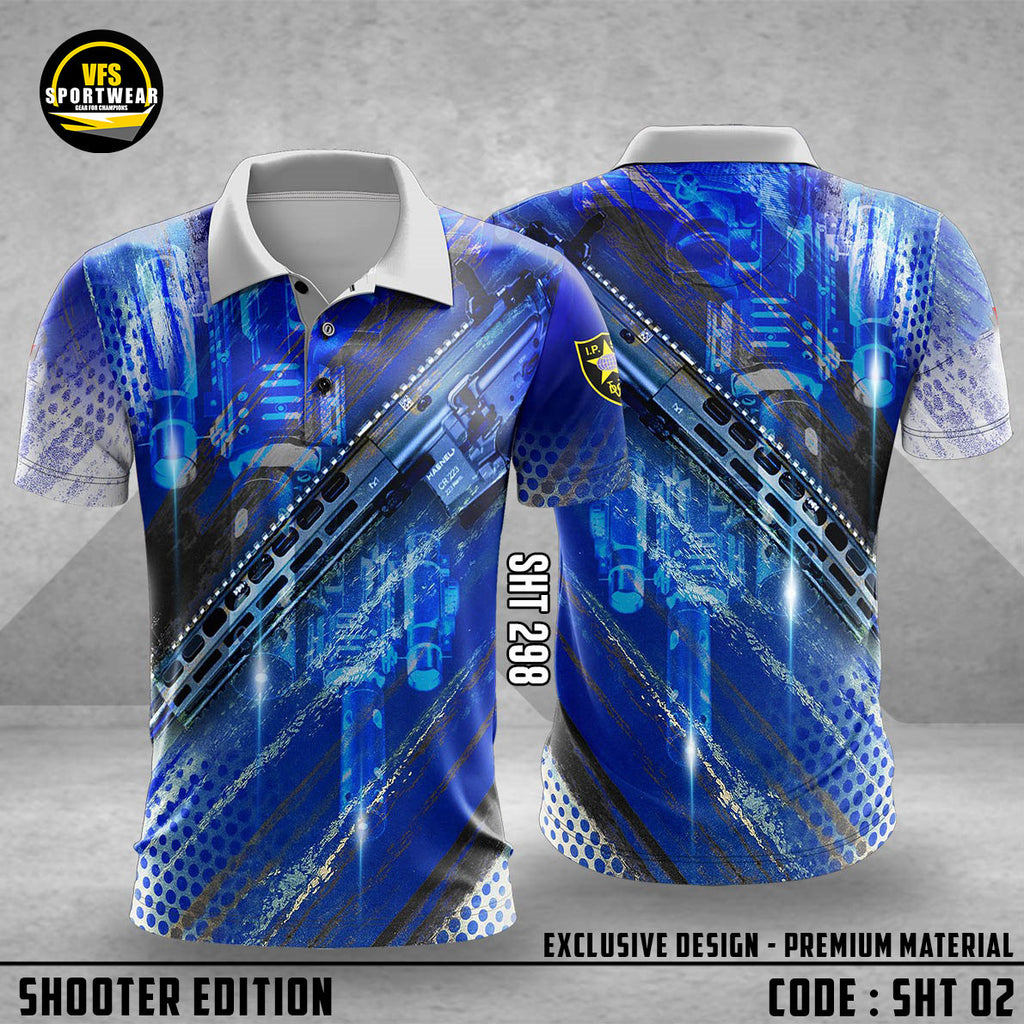 IPSC SE BLUE WHITE SHOOTER