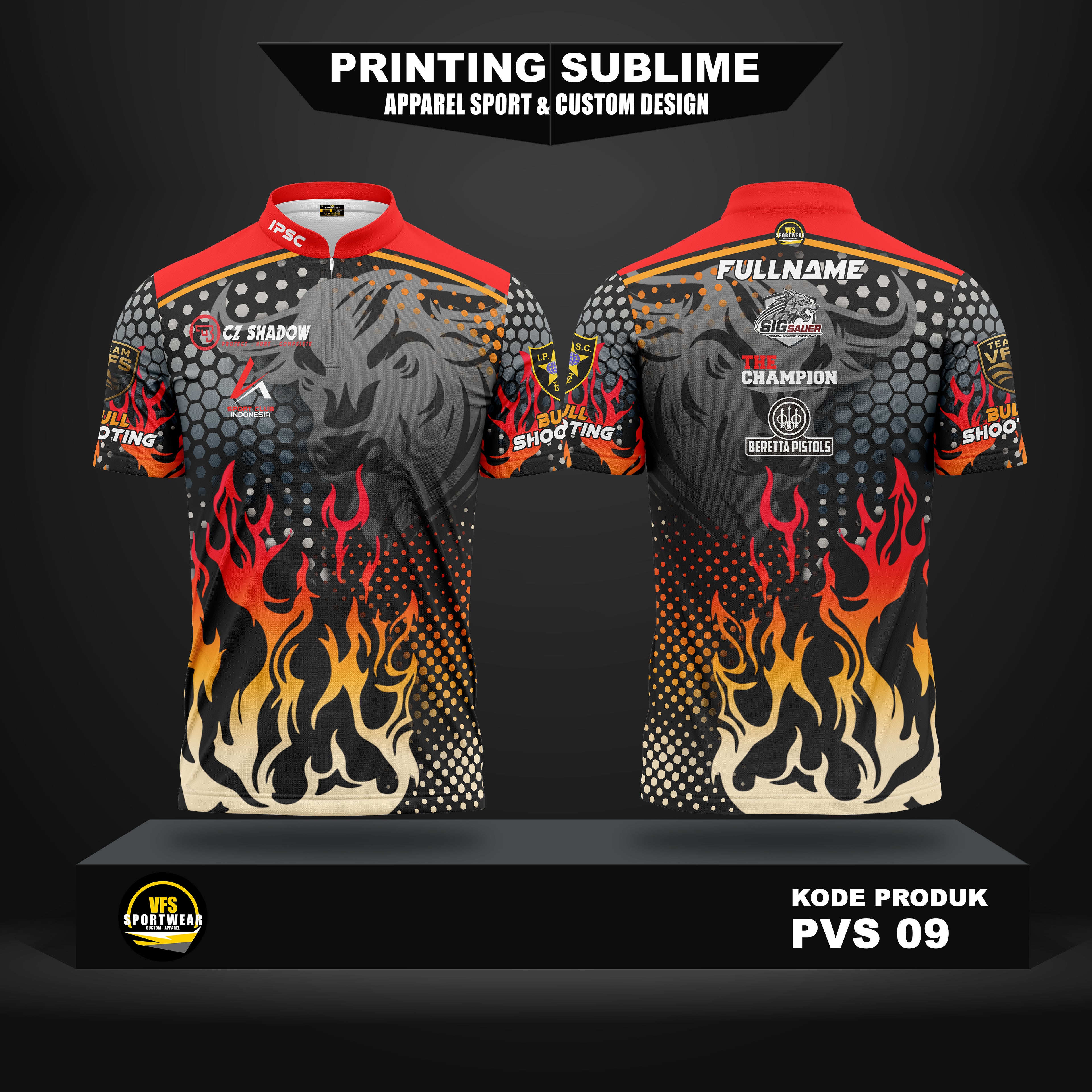 IPSC RED BULL FIRE SHOOTER